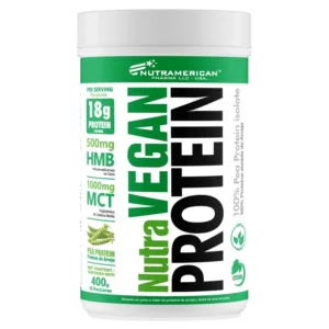 Nutra Vegan Protein 400g | Proteína Vegana con HMB y MCT - Nutramerican