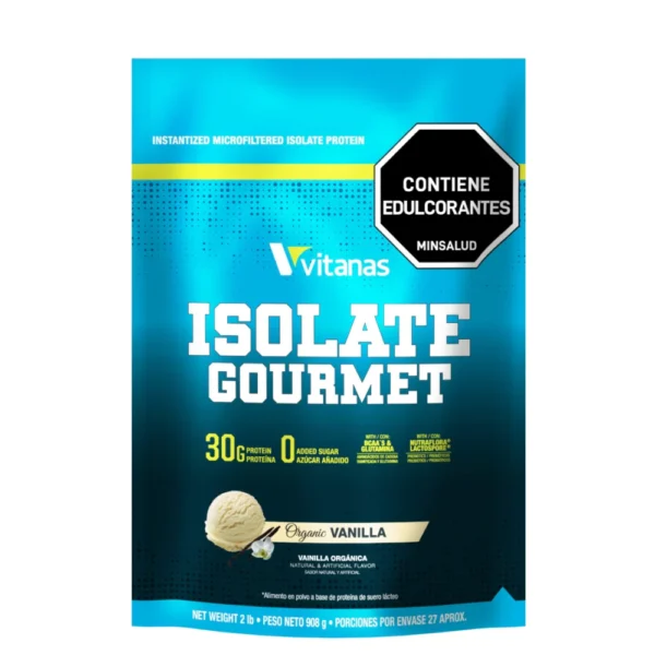 Isolate Gourmet Vainilla 2LB | Proteína Isolada sin Azúcar - Vitanas