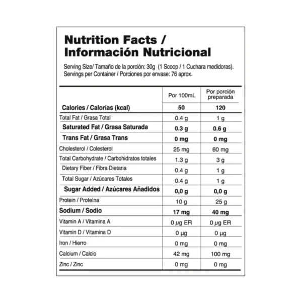 Whey Elite Vainilla 5LB | Proteína con BCAA y Glutamina - VitalSport - Image 3