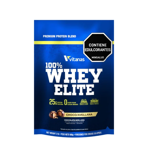 Whey Elite Vainilla 2LB | Proteína con BCAA y Glutamina - VitalSport - Image 2