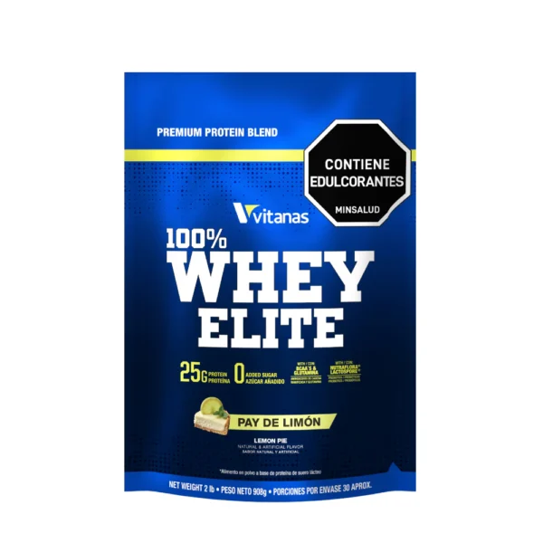 Whey Elite Vainilla 2LB | Proteína con BCAA y Glutamina - VitalSport - Image 3
