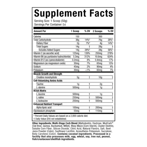 Cell-Tech Creatine 6lb Fruit Punch | Suplemento para fuerza y recuperación en Colombia - VitalSport - Image 2