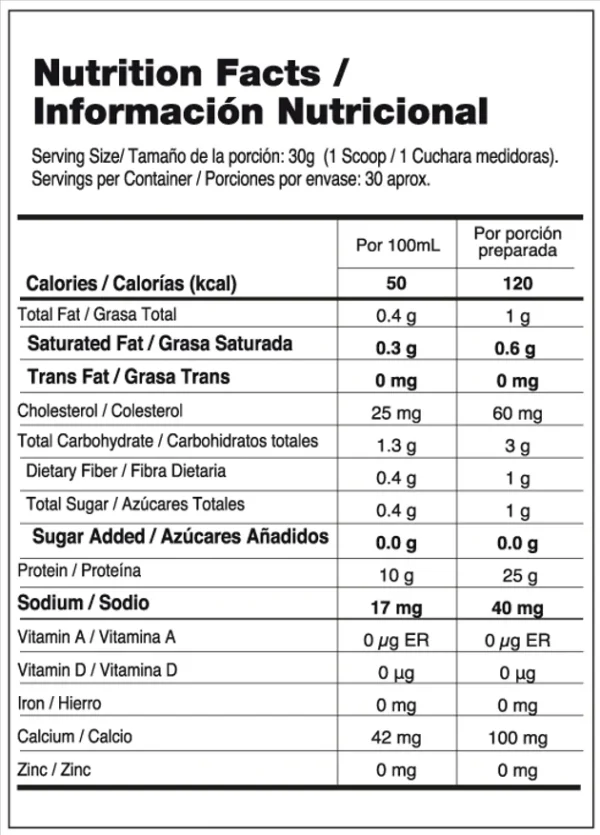 Whey Elite Vainilla 2LB | Proteína con BCAA y Glutamina - VitalSport - Image 4