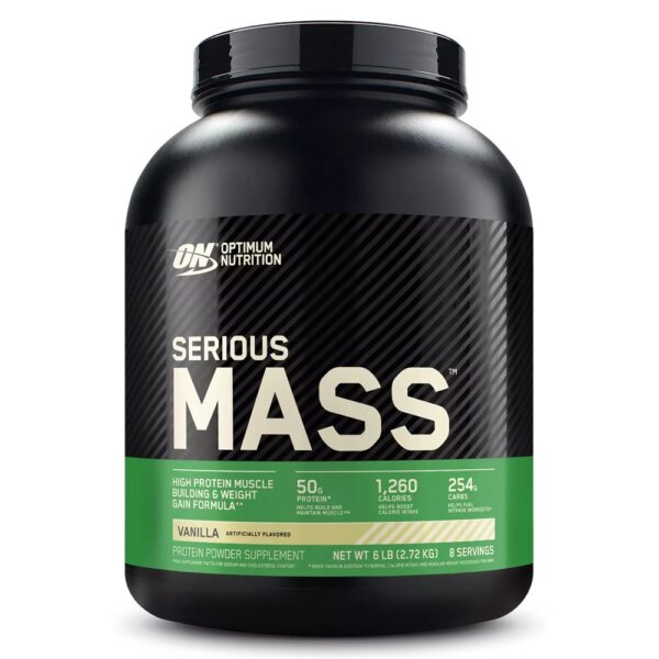 Serious Mass Vainilla 6lb | Suplemento para ganar masa muscular en Colombia - VitalSport